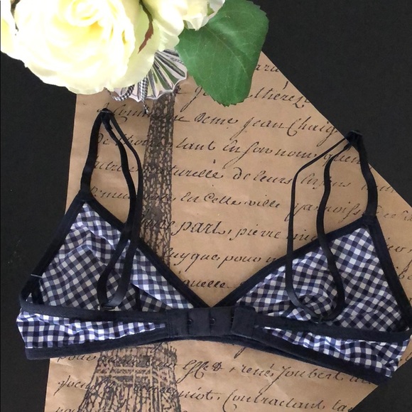 J. Crew French Bralette in Gingham - Picture 2 of 4